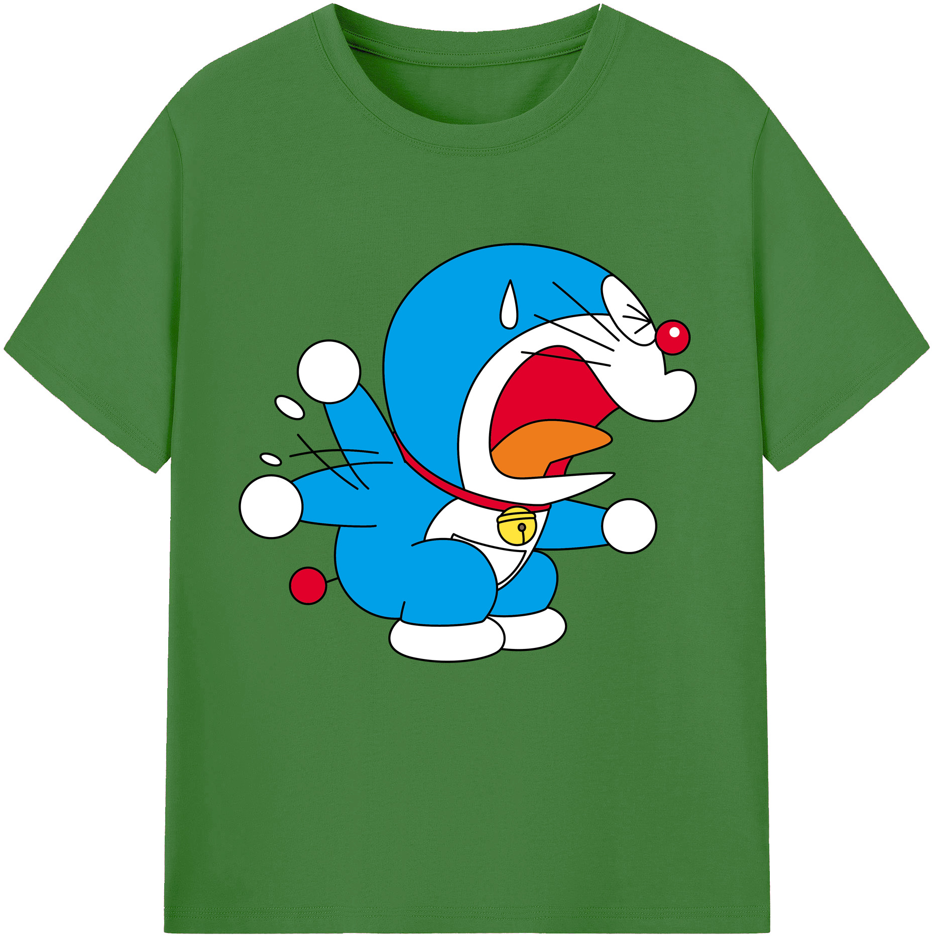 （画像用） ドラえもん Doraemon レディースカジュアルプリントTシャツ（綿100％）